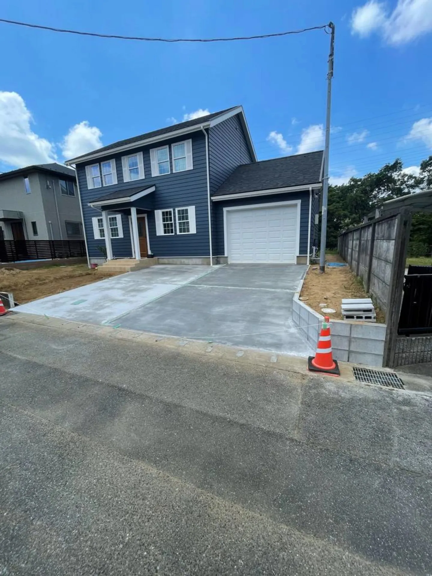 駐車場土間コンクリート工事